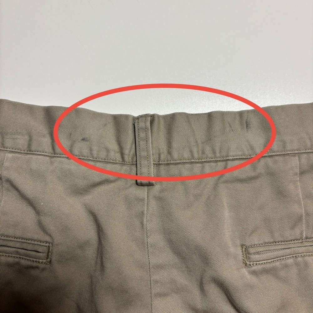 Polo Ralph Lauren Classic Fit Chino Shorts Mens 34 inseam 9" Khaki Tan Cotton - Picture 7 of 9
